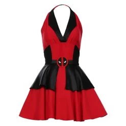 NewCosplay New Arrivals Deadpool Cosplay Dress Cosplay Costume Dress Outfits Halloween Carnival Suit