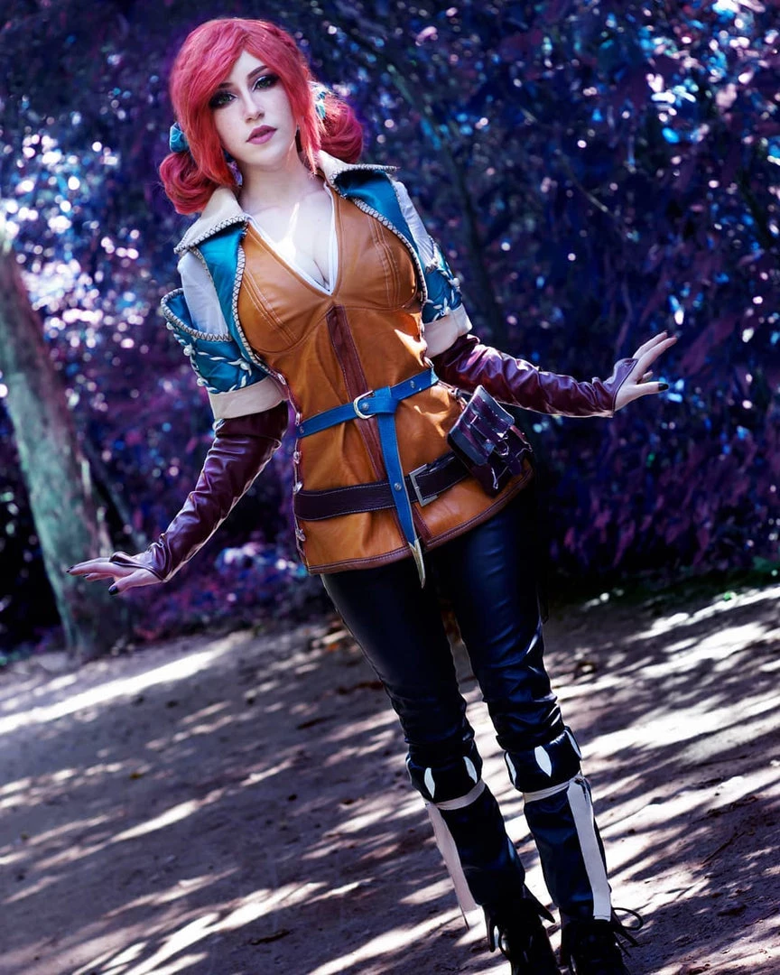 NewCosplay The Witcher 3 Wild Hunt Triss Outfit Cosplay Costume New Arrivals 15 NewCosplay The Witcher 3 Wild Hunt Triss Outfit Cosplay Costume New Arrivals