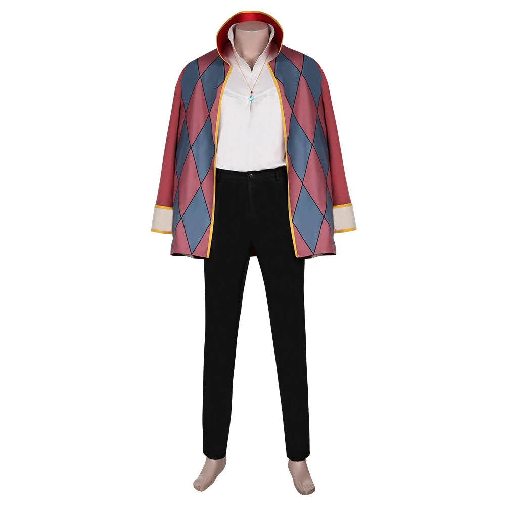 NewCosplay New Arrivals Howl‘s Moving Castle Howl Cloak Outfits Halloween Carnival Suit Cosplay Costume 4 NewCosplay New Arrivals Howl‘s Moving Castle Howl Cloak Outfits Halloween Carnival Suit Cosplay Costume