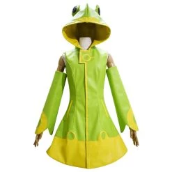 NewCosplay New Arrivals Anime Card Captor Kinomoto Sakura Green Raincoat Halloween Carnival Party Suit Cosplay Costume 8 NewCosplay New Arrivals Anime Card Captor Kinomoto Sakura Green Raincoat Halloween Carnival Party Suit Cosplay Costume