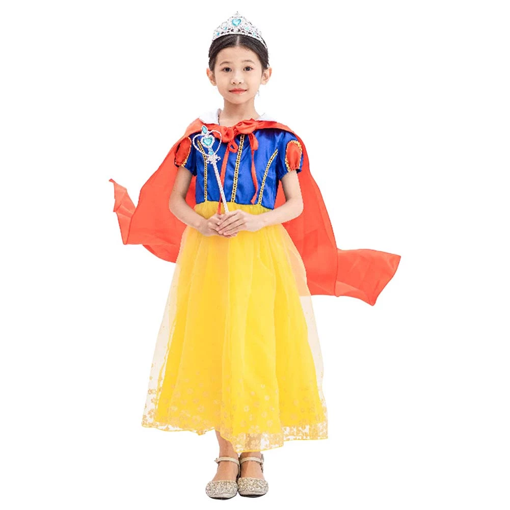 NewCosplay New Arrivals Snow White And The Seven Dwarfs Snow White Dress Kids Children Cosplay Costume 4 NewCosplay New Arrivals Snow White And The Seven Dwarfs Snow White Dress Kids Children Cosplay Costume