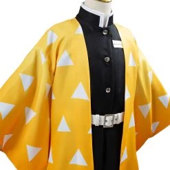 NewCosplay Demon Slayer: Kimetsu No Yaiba Agatsuma Zenitsu Cosplay Costume For Kids Children 20 NewCosplay Demon Slayer: Kimetsu No Yaiba Agatsuma Zenitsu Cosplay Costume For Kids Children
