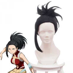 New Cosplaysky Boku No Hero Academia My Hero Academia Momo Yaoyorozu Cosplay Wig Black