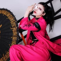 NewCosplay New Arrivals Japanese Bosozoku Kimono Coat Pants Outfits Halloween Carnival Suit Cosplay Costume