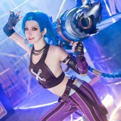 NewCosplay League Of Legends LoL Jinx Uniform Outfits Halloween Carnival Suit Cosplay Costume New Arrivals 30 NewCosplay League Of Legends LoL Jinx Uniform Outfits Halloween Carnival Suit Cosplay Costume New Arrivals
