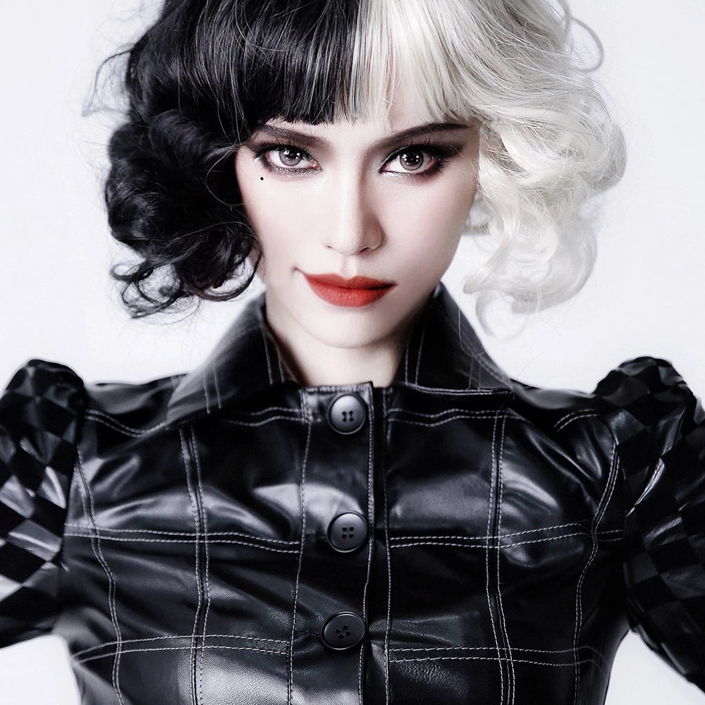 NewCosplay Cruella -Cruella De Vil Emma Stone Halloween Carnival Suit Cosplay Costume New Arrivals 16 NewCosplay Cruella -Cruella De Vil Emma Stone Halloween Carnival Suit Cosplay Costume New Arrivals