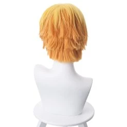 CosplaySky Demon Slayer Agatsuma Zenitsu Outfit Cosplay Wig