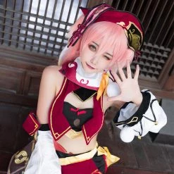 NewCosplay Genshin Impact Yan Fei Outfits Halloween Carnival Suit Cosplay Costume