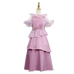 NewCosplay Encanto - Isabela Madrigal Candy Dress Halloween Cosplay Costume For Kids Children New Arrivals
