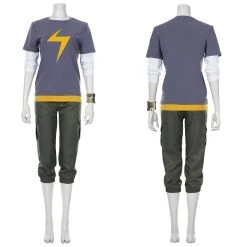 NewCosplay Avengers-Ms. Marvel Kamala Khan Outfits Halloween Carnival Suit Cosplay Costume