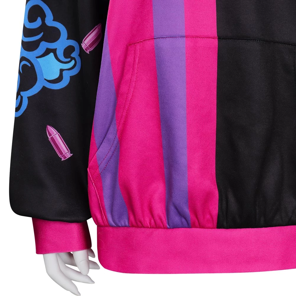 NewCosplay New Arrivals Arcane: League Of Legends Jinx LOL Hoodie Hooded Sweatshirt Cosplay Costume 9 NewCosplay New Arrivals Arcane: League Of Legends Jinx LOL Hoodie Hooded Sweatshirt Cosplay Costume