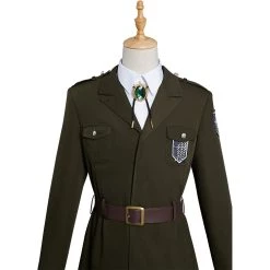 NewCosplay New Arrivals Attack On Titan The Final Season Survey Corps Uniform Cosplay Costume Outfits Halloween Carnival Suit