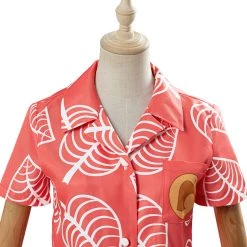 NewCosplay New Arrivals Game Animal Crossing Isabelle Women Short Sleeve Shirts Top Cosplay Costume