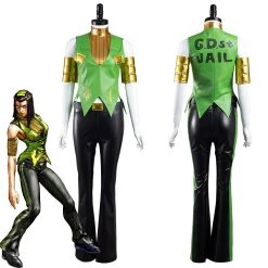 NewCosplay New Arrivals JoJo‘s Bizarre Adventure Ermes Costello Outfits Halloween Carnival Suit Cosplay Costume