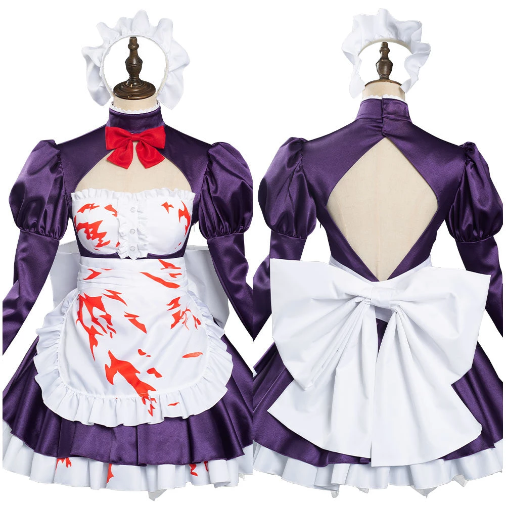 NewCosplay New Arrivals Anime High-Rise Invasion Maid-fuku Kamen Maid Dress Outfits Cosplay Costume 14 NewCosplay New Arrivals Anime High-Rise Invasion Maid-fuku Kamen Maid Dress Outfits Cosplay Costume