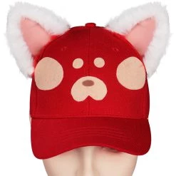 NewCosplay Turning Red Red Panda Cosplay Hat Cap Halloween Carnival Costume Accessories New Arrivals
