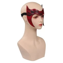 NewCosplay Doctor Strange In The Multiverse Of Madness - Scarlet Witch Mask Cosplay PU Masks Costume Props 15 NewCosplay Doctor Strange In The Multiverse Of Madness - Scarlet Witch Mask Cosplay PU Masks Costume Props