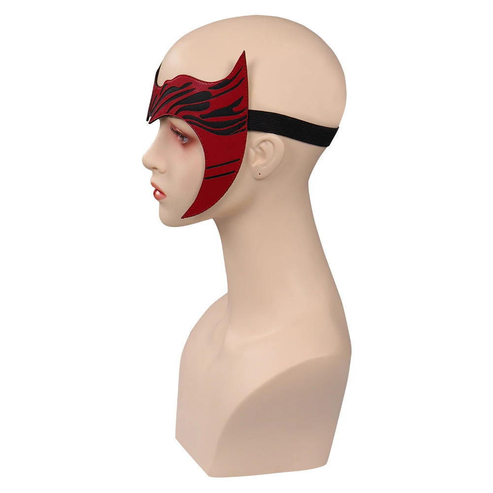 NewCosplay Doctor Strange In The Multiverse Of Madness - Scarlet Witch Mask Cosplay PU Masks Costume Props 8 NewCosplay Doctor Strange In The Multiverse Of Madness - Scarlet Witch Mask Cosplay PU Masks Costume Props