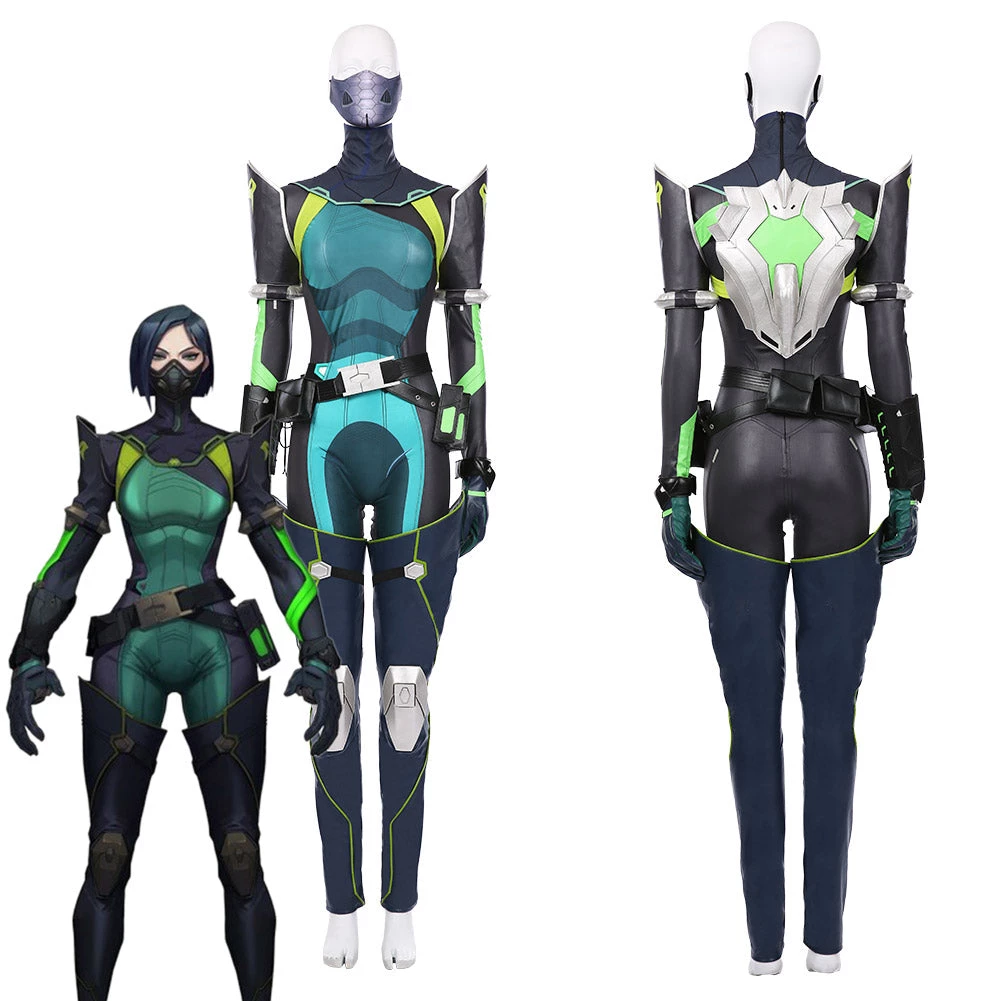 NewCosplay Game VALORANT Viper Women Jumpsuit Suit Halloween Carnival Outfit Cosplay Costume New Arrivals 3 NewCosplay Game VALORANT Viper Women Jumpsuit Suit Halloween Carnival Outfit Cosplay Costume New Arrivals