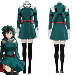 NewCosplay New Arrivals Boku No Hero Academia Midoriya Izuku Women Dress Outfits Halloween Carnival Suit Cosplay Costume