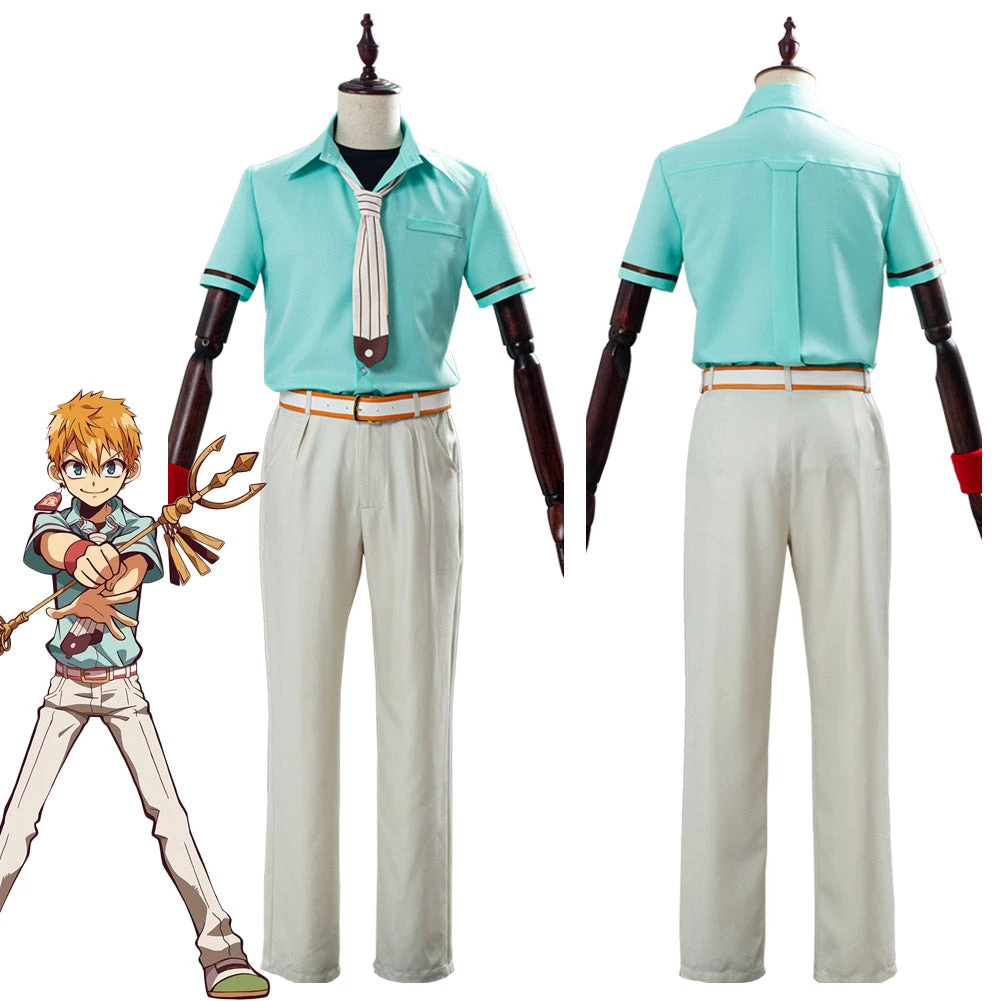 NewCosplay Toilet-bound Hanako-kun Minamoto Kou Shirt Pants Outfit Halloween Carnival Suit Cosplay Costume 3 NewCosplay Toilet-bound Hanako-kun Minamoto Kou Shirt Pants Outfit Halloween Carnival Suit Cosplay Costume