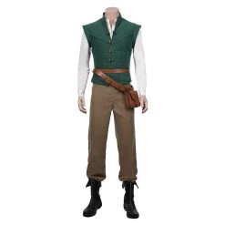NewCosplay Tangled-Flynn Rider Vest Shirt Outfits Halloween Carnival Suit Cosplay Costume New Arrivals