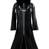 NewCosplay Organization XIII Kingdom Hearts II Cosplay Pleather Coat Costume New Version 2 NewCosplay Organization XIII Kingdom Hearts II Cosplay Pleather Coat Costume New Version