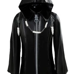 NewCosplay Organization XIII Kingdom Hearts II Cosplay Pleather Coat Costume New Version
