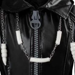 NewCosplay Organization XIII Kingdom Hearts II Cosplay Pleather Coat Costume New Version