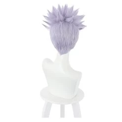 NewCosplay Jujutsu Kaisen Satoru Gojou Heat Resistant Synthetic Hair Carnival Halloween Party Props Cosplay Wig New Arrivals