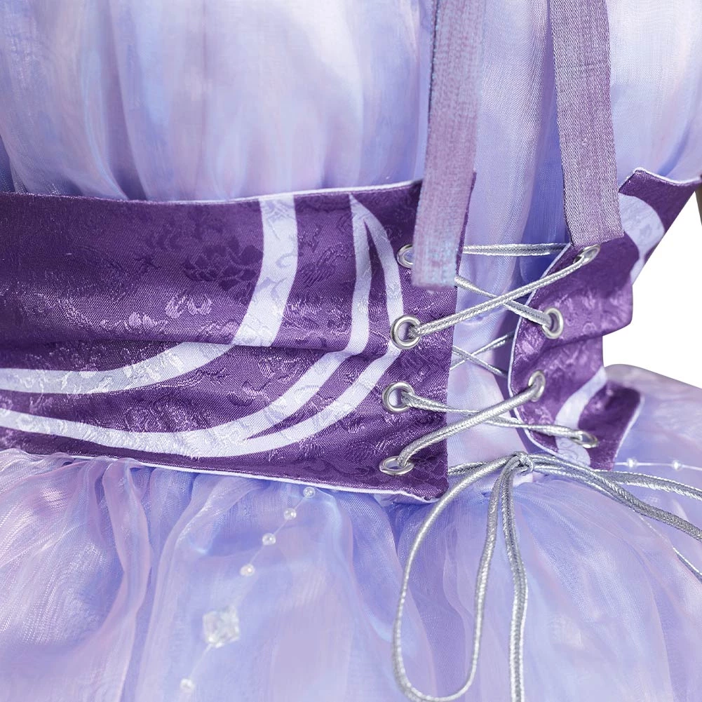 NewCosplay Genshin Impact Sangonomiya Kokomi Lolita Dress Original Design Cosplay Costume 12 NewCosplay Genshin Impact Sangonomiya Kokomi Lolita Dress Original Design Cosplay Costume