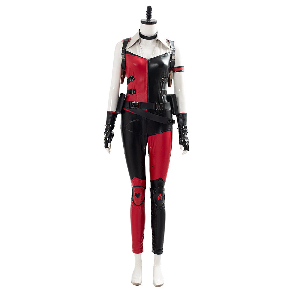 NewCosplay New Arrivals Mortal Kombat 11 Cassie Cage Harley Quinn Skin Halloween Suit Outfit Cosplay Costume 4 NewCosplay New Arrivals Mortal Kombat 11 Cassie Cage Harley Quinn Skin Halloween Suit Outfit Cosplay Costume
