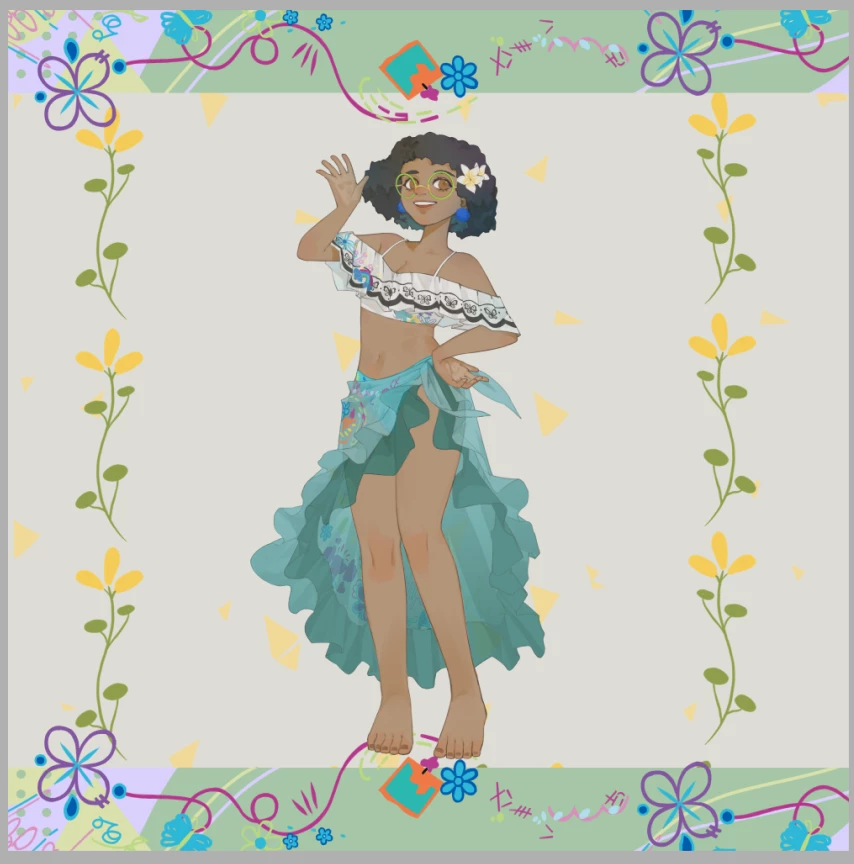 NewCosplay Encanto Mirabel Female Original Design Swimming Suit Cosplay Costume - Cossky® New Arrivals 11 NewCosplay Encanto Mirabel Female Original Design Swimming Suit Cosplay Costume - Cossky® New Arrivals