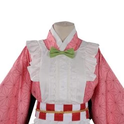 NewCosplay New Arrivals Demon Slayer Kamado Nezuko Maid Dress Outfits Halloween Carnival Suit Cosplay Costume