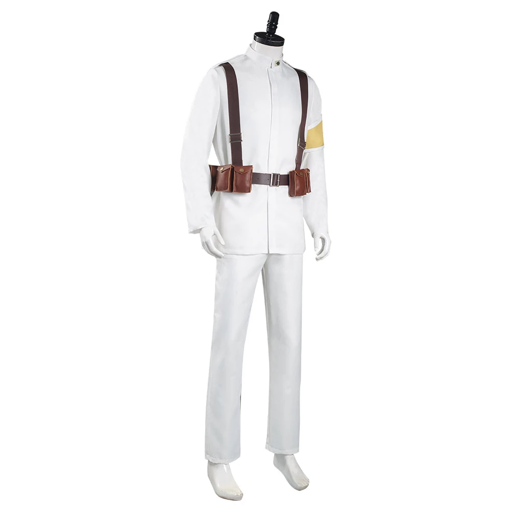 NewCosplay Attack On Titan S4 Shingeki No Kyojin Marley Eldian Army White Uniform Outfits Halloween Carnival Suit Cosplay Costume 5 NewCosplay Attack On Titan S4 Shingeki No Kyojin Marley Eldian Army White Uniform Outfits Halloween Carnival Suit Cosplay Costume