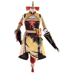 NewCosplay New Arrivals Game Genshin Impact Xiangling Outfits Halloween Carnival Costume Cosplay Costume