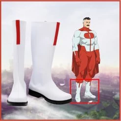 NewCosplay Invincible Omni-Man Boots Halloween Costumes Accessory Custom Made Cosplay Shoes New Arrivals
