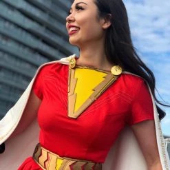 CosplaySky Movie Shazam! Shazam Family Mary Marvel Batson Cosplay Costume