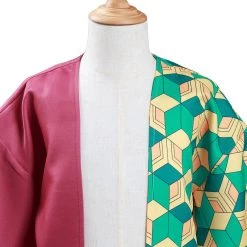 NewCosplay Demon Slayer: Kimetsu No Yaiba Tomioka Giyuu Kids Children Kimono Coat Cosplay Costume
