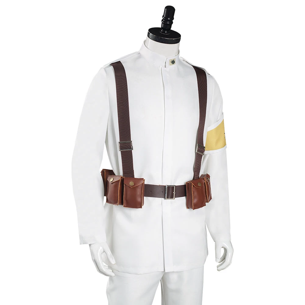 NewCosplay Attack On Titan S4 Shingeki No Kyojin Marley Eldian Army White Uniform Outfits Halloween Carnival Suit Cosplay Costume 10 NewCosplay Attack On Titan S4 Shingeki No Kyojin Marley Eldian Army White Uniform Outfits Halloween Carnival Suit Cosplay Costume