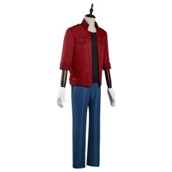 NewCosplay New Arrivals Cells At Work! Code Black/Hataraku Saibou Black -Sekkekkyuu /Red Blood Cell Cosplay Costume Coat Pants Outfits Halloween Carnival Suit