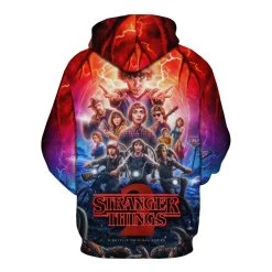 NewCosplay Stranger Things 3 Printed Cosplay Hoodie New Arrivals