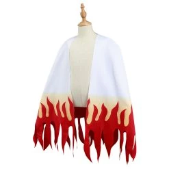 NewCosplay New Arrivals Demon Slayer: Kimetsu No Yaiba Rengoku Kyoujurou Kids Cloak Coat Halloween Carnival Suit Cosplay Costume