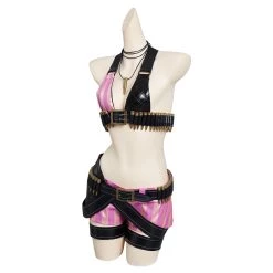 NewCosplay LoL Jinx League Of Legends Skin Outfits Halloween Carnival Suit Cosplay Costume 14 NewCosplay LoL Jinx League Of Legends Skin Outfits Halloween Carnival Suit Cosplay Costume