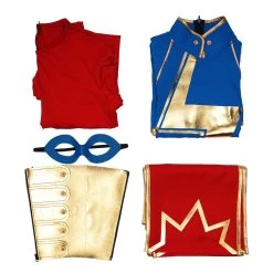 NewCosplay Marvel‘s Avengers-Ms. Marvel (Kamala Khan) Women Uniform Outfits Halloween Carnival Suit Cosplay Costume