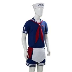 NewCosplay New Arrivals Stranger Things 3 Scoops Ahoy Steve Harrington Cosplay Costume Adult And Child