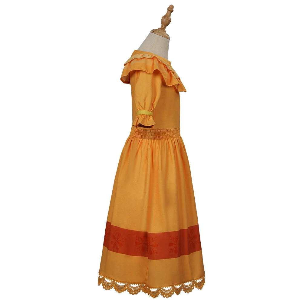 NewCosplay Encanto PEPA Dress Outfits Halloween Carnival Suit Cosplay Costume For Kids Children 9 NewCosplay Encanto PEPA Dress Outfits Halloween Carnival Suit Cosplay Costume For Kids Children