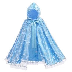NewCosplay Frozen Princess Elsa Cloak Halloween Carnival Suit Cosplay Costume For Kids Children New Arrivals