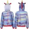 NewCosplay New Arrivals The Lovebirds Leilani Unicorn Hoodie Zipper Zip Up Jacket Coat Cosplay Costume