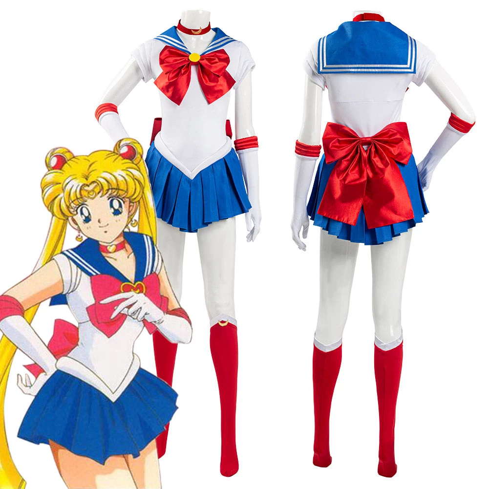 NewCosplay New Arrivals Sailor Moon Tsukino Usagi Uniform Dress Outfits Cosplay Costume 3 NewCosplay New Arrivals Sailor Moon Tsukino Usagi Uniform Dress Outfits Cosplay Costume